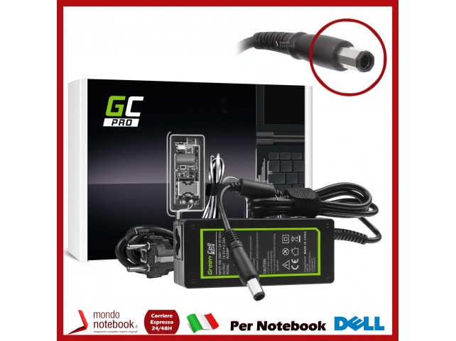 Alimentatore Compatibile per DELL 65W 19.5V 3,34A (7,4mm x 5mm)