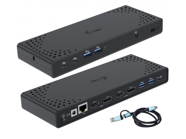 i-tec Usb 3.0 / Usb-C / Thunderbolt  3 Dual Display Docking