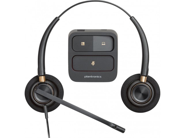 Poly Encorepro 520 Binaural  Headset +Quick Disconnect