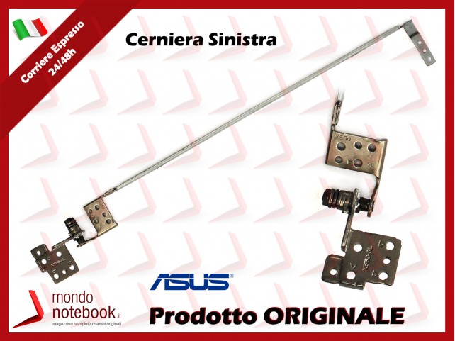 Cerniera Hinge ASUS X550 X550JK X550LD X550CA (SINISTRA) Versione No Touch