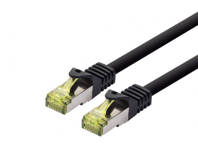 LOGON PROFESSIONAL PATCH CABLE SFTP/AWG26/LSOH  3M - CAT6A 500Mhz - BLACK