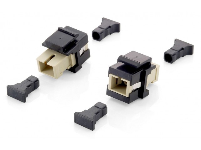 Equip Fiber Optic Keystone Adapter  Sc Simplex