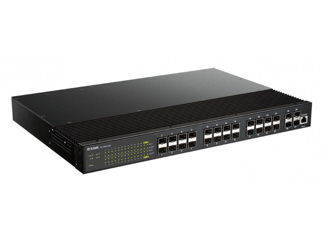 D-Link 24 Ports SFP Plus 4 Port  10G SFP+ with Dual DC input