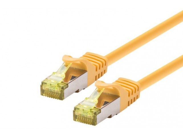 LOGON PROFESSIONAL PATCH CABLE SFTP/AWG26/LSOH  15M - CAT6A 500Mhz - YELLOW