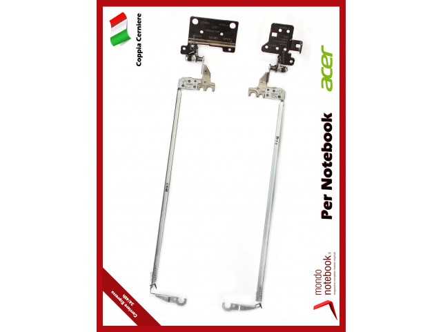 Cerniere Hinges ACER Extensa 2540 Aspire ES1-532G ES1-524 (COPPIA)