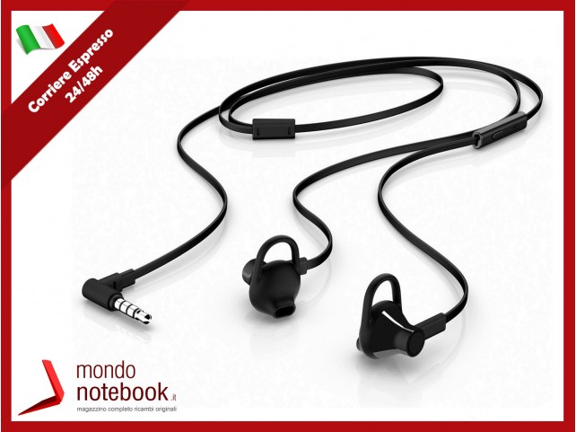 Cuffie Auricolari Headset Originali HP Earbuds Black Headset 150