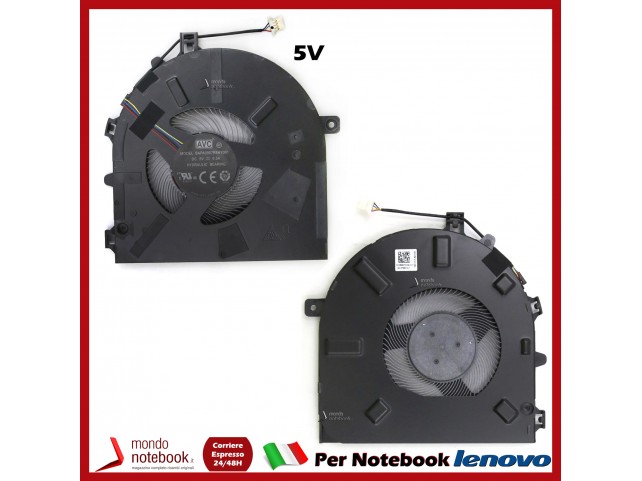 Ventola Fan CPU LENOVO IdeaPad 5 Pro 14ITL6 82L3 14ACN6 (82L7) 14IAP7 14ARH7 5F10S13958 VER 5V