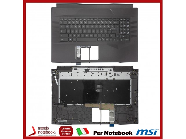 Tastiera con Top Case Scocca Superiore MSI Pulse GL76 Italiana