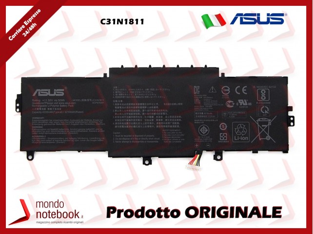 Batteria Originale ASUS UX433FA UX433FN - C31N1811