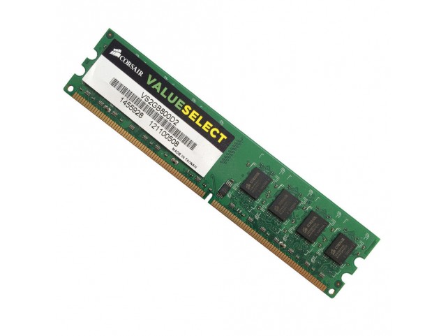 RAM DIMM PC-DESKTOP DDR2 2GB PC2-6400 800Mhz CL6 CORSAIR