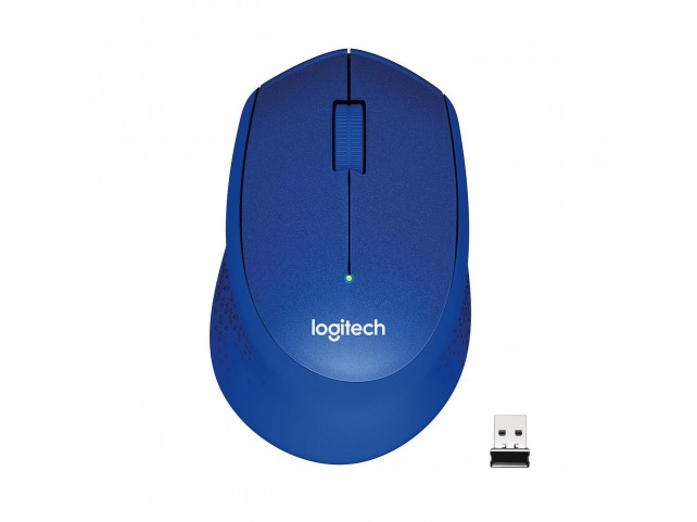 Logitech M330 Silent Mouse Wireless  Blue