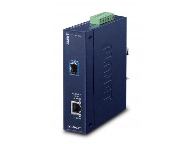 Planet Industrial 10G/5G/2.5G/1G/100M  Copper to 10GBASE-X SFP+