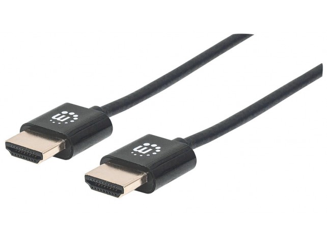 Manhattan Hdmi Cable With Ethernet  (Ultra Thin) 4K 60Hz
