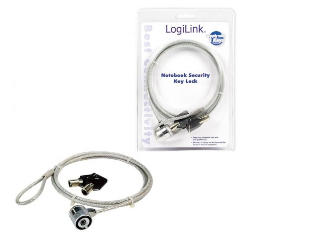 LogiLink Notebook Security Lock 1.5m  Notebook Security Lock 1.5 m