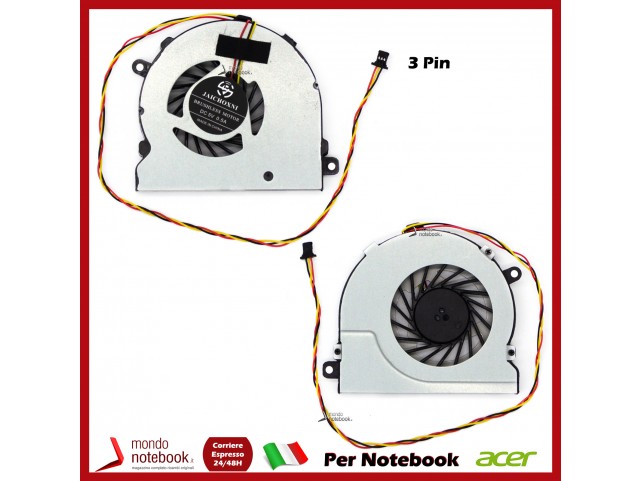 Ventola Fan CPU ACER All In One C22-320 C22-860 C22-865 C24-320 C24-860 (3 Pin) Vers.1