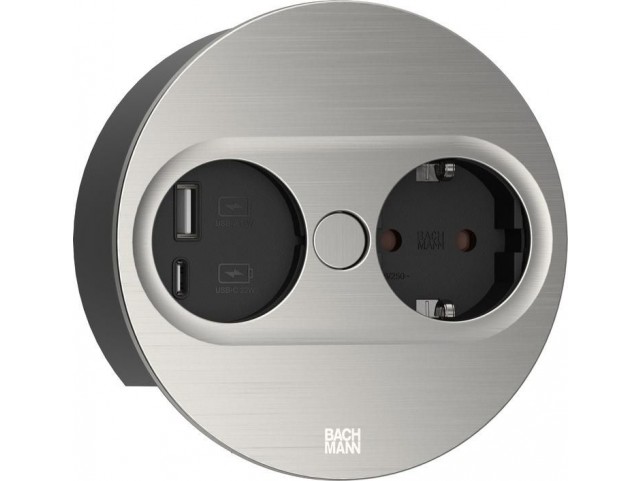 Bachmann TWIST 2 1xCEE7/3 1xUSB A/C 22W  