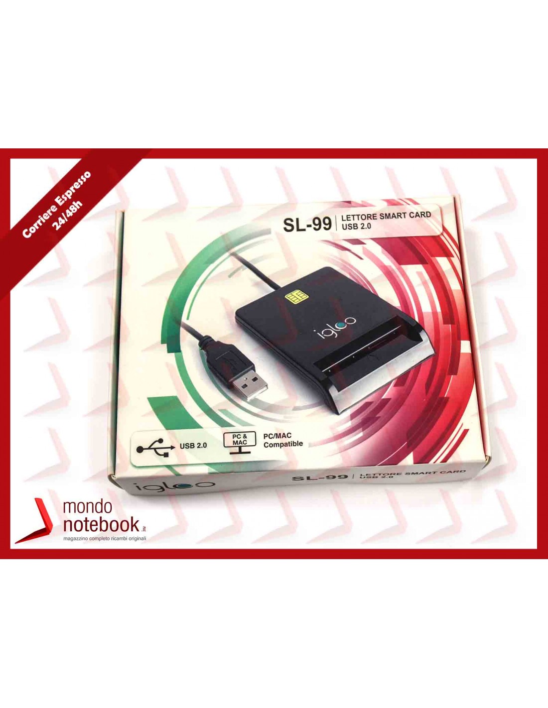 LETTORE SMART CARD USB 2.0