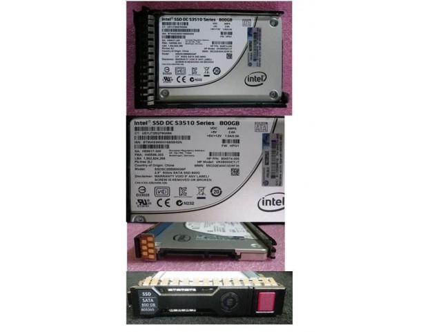 Hewlett Packard Enterprise DR SSD 800GB 6G 2.5 SATA VE  PLP SC