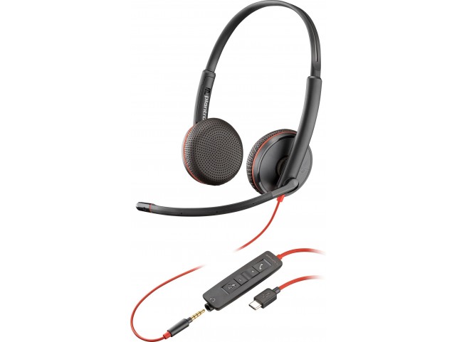 HP Blackwire C3225 Stereo USB-C  Headset