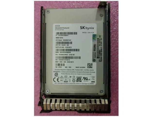 Hewlett Packard Enterprise 480GB 6G SATA SFF RI SC SSD  