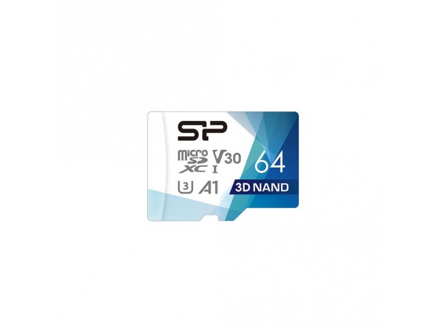Silicon Power Superior Pro 64 Gb Microsdxc  Uhs-Iii Class 10