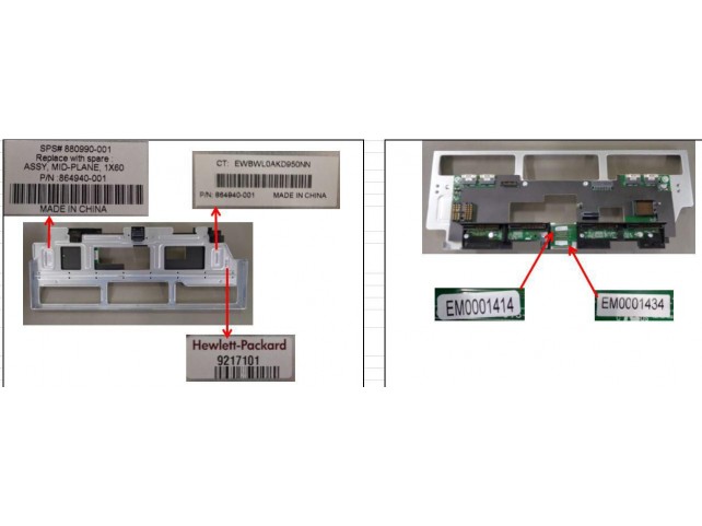 Hewlett Packard Enterprise Midplane for HPE Apollo 4510  Gen10 System