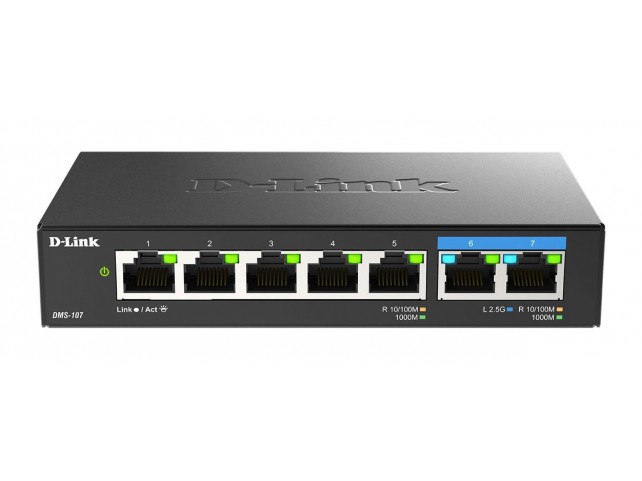 D-Link 7-Port Multi-Gigabit  Unmanaged Switch