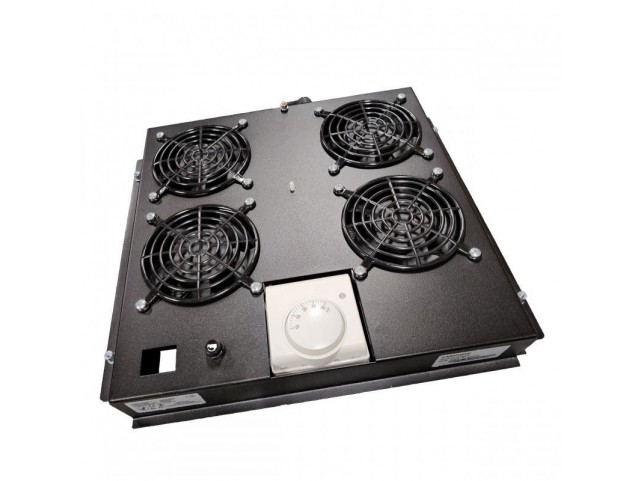 Lanview UK Fan tray with 4 fans for  19 floor rack cabinets for