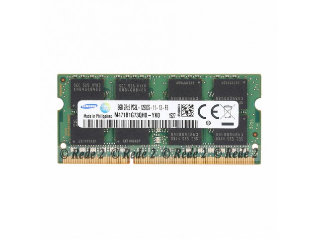RAM SO-DIMM NOTEBOOK DDR3 8GB PC3L-12800 1600MHz 204Pin Samsung