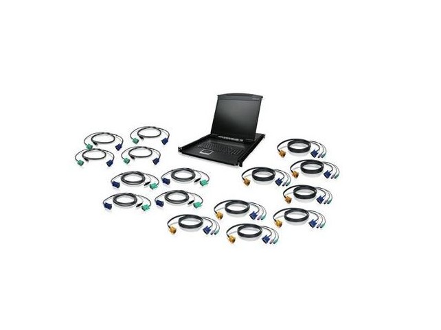 IOGEAR 19 LCD Combo  16 port KVM Switch