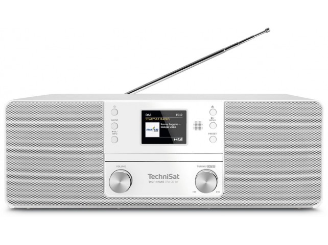 Technisat 370 Cd Bt Personal Analog  Digital White