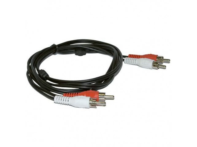 MicroConnect Stereo RCA Cable 10 meter  Stereo RCA Cable 2 x RCA male