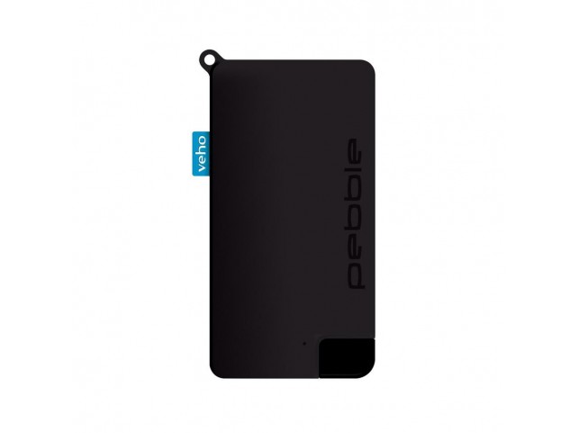 Veho Pokket 1000mah keyring sized  power bank - Black