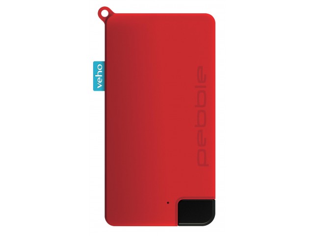 Veho Pokket 1000mah keyring sized  power bank - Red