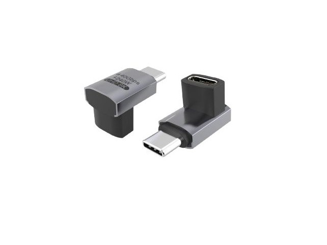 MicroConnect Premium USB4 3x2 USB-C angled  adapter 240W 40Gbps Premium