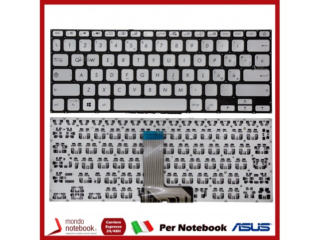 Tastiera Notebook ASUS X409 S409 F409 R409 D409 Series (Silver)