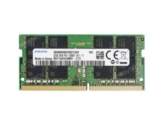 RAM SO-DIMM NOTEBOOK DDR4 32GB PC4-2666V MHz PC4-21300 SAMSUNG