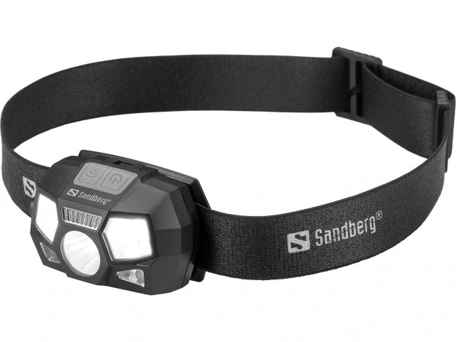 Sandberg Headlamp 5in1 Recharge Sensor  flashlight