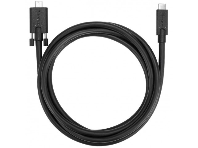 Targus ACC1122GLX 1.8 m USB-C To USB-C DOCK  Cable w Screw Mount
