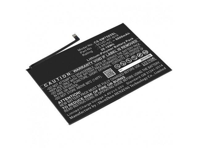 CoreParts MBXTAB-BA100 Battery 26.18Wh Li-Pol 3.85V  6800mAh Black for Samsung