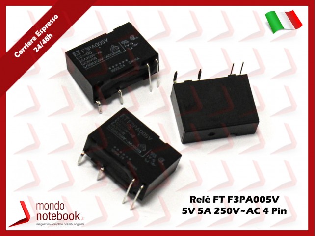 Relè F3PA005V F3PA005 FTR-F3PA005V FT-F3PA005V 5V DC 5A DIP4 4PIN