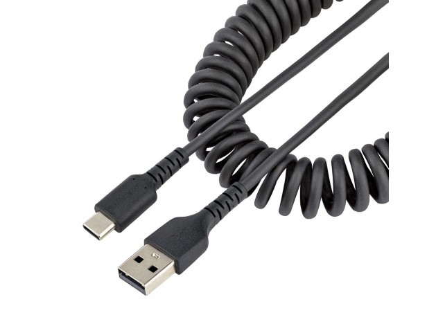 StarTech.com R2ACC-1M-USB-CABLE 1M Usb A To C Charging Cable  Coiled Heavy Duty Fast Charge