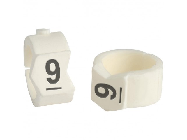 Brady SCN-36-9 Clip Sleeve Wire Markers  SCN-36-9 Black White