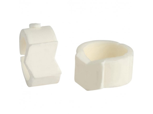 Brady SCN-36-BLANK Clip Sleeve Wire Markers  SCN-36-BLANK White Nylon