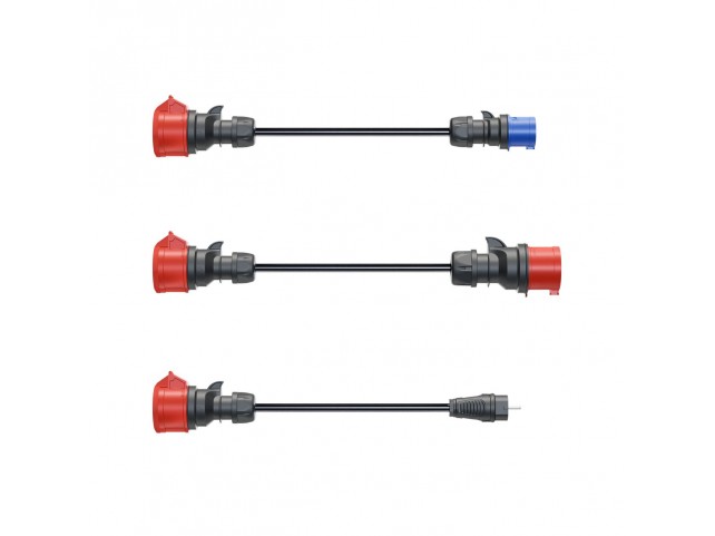 go-e CH-04-33 Gemini flex 11 kW Set (16 A  domestic blue red)