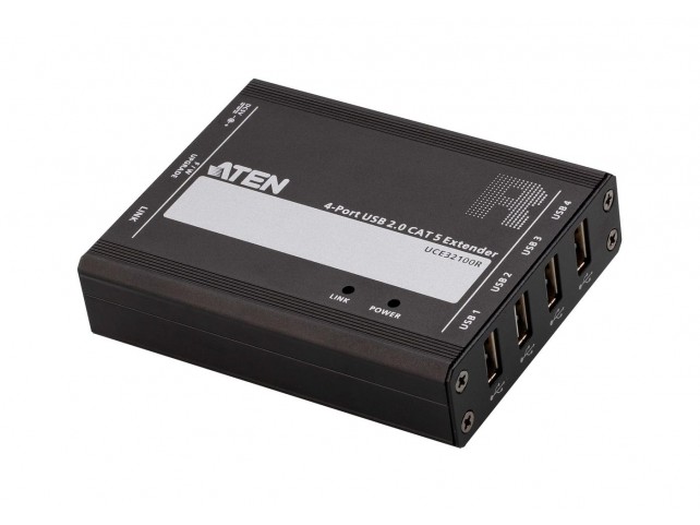 Aten UCE32100-AT-G 4-Port USB 2.0 CAT 5 Extender  (up to 100m)