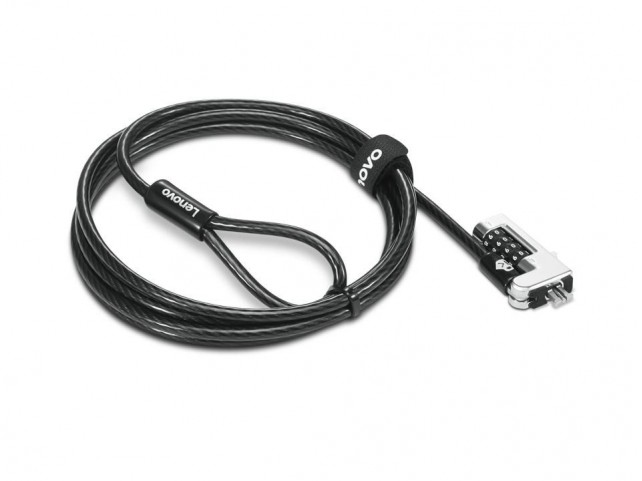 Lenovo 4XE1F30277 Cable Lock Black 1.8 M  
