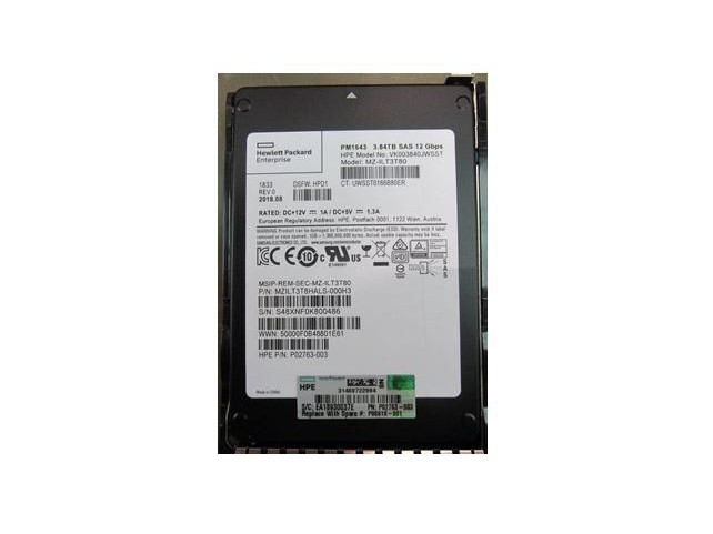 Hewlett Packard Enterprise P08610-001 3.84TB SAS Solid State Drive  