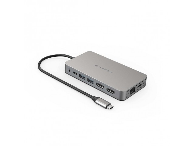 Hyper HDM1H-GL Drive Dual HDMI 10-in-1 T  