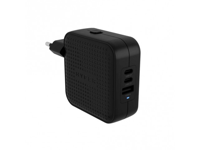 Hyper HJ1003BKWWGL Juice 70W USB-C GaN  Travel Charger (3C+1A) -